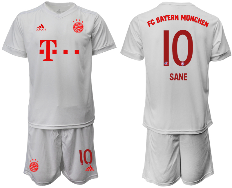 Men 2020-2021 club Bayern Munich away #10 white goalkeeper Soccer Jerseys